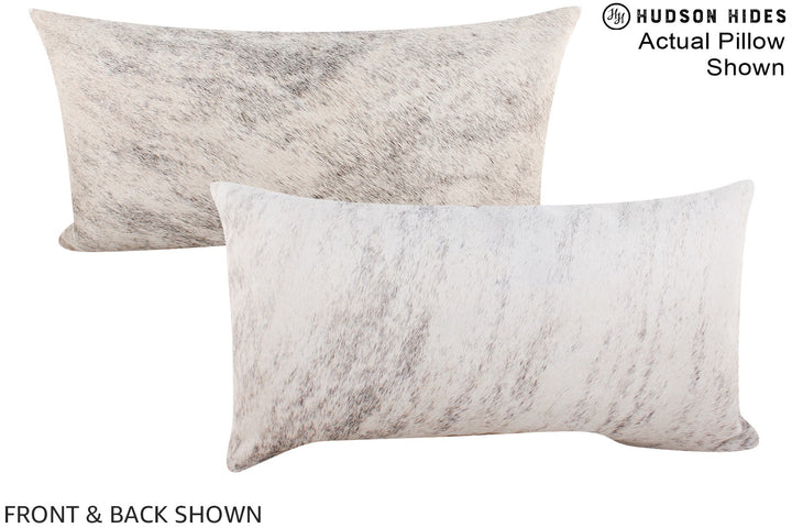 Grey 12"x22" Brazilian Cowhide Pillow #A15492 by Hudson Hides