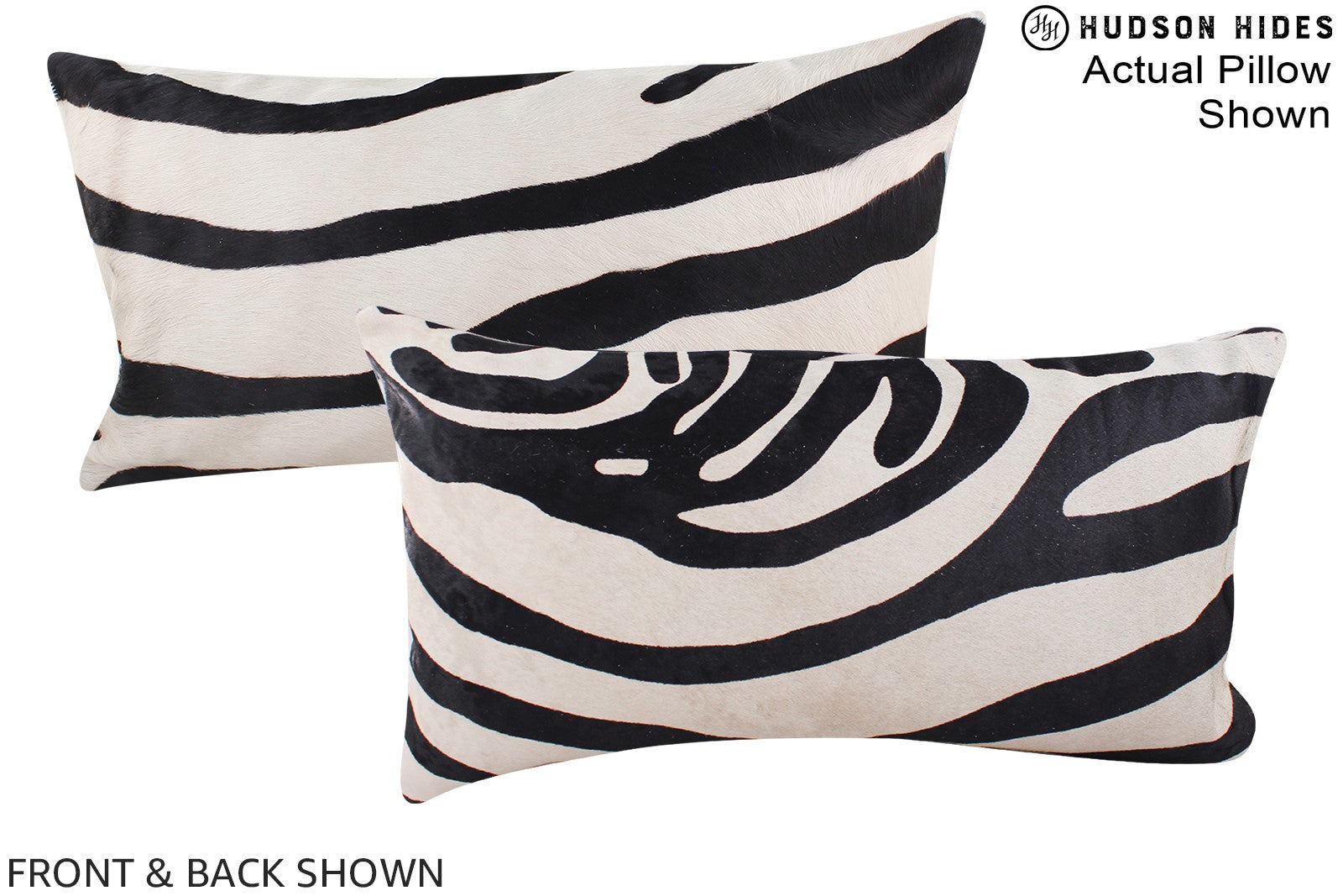 Zebra Cowhide Pillow #A15493