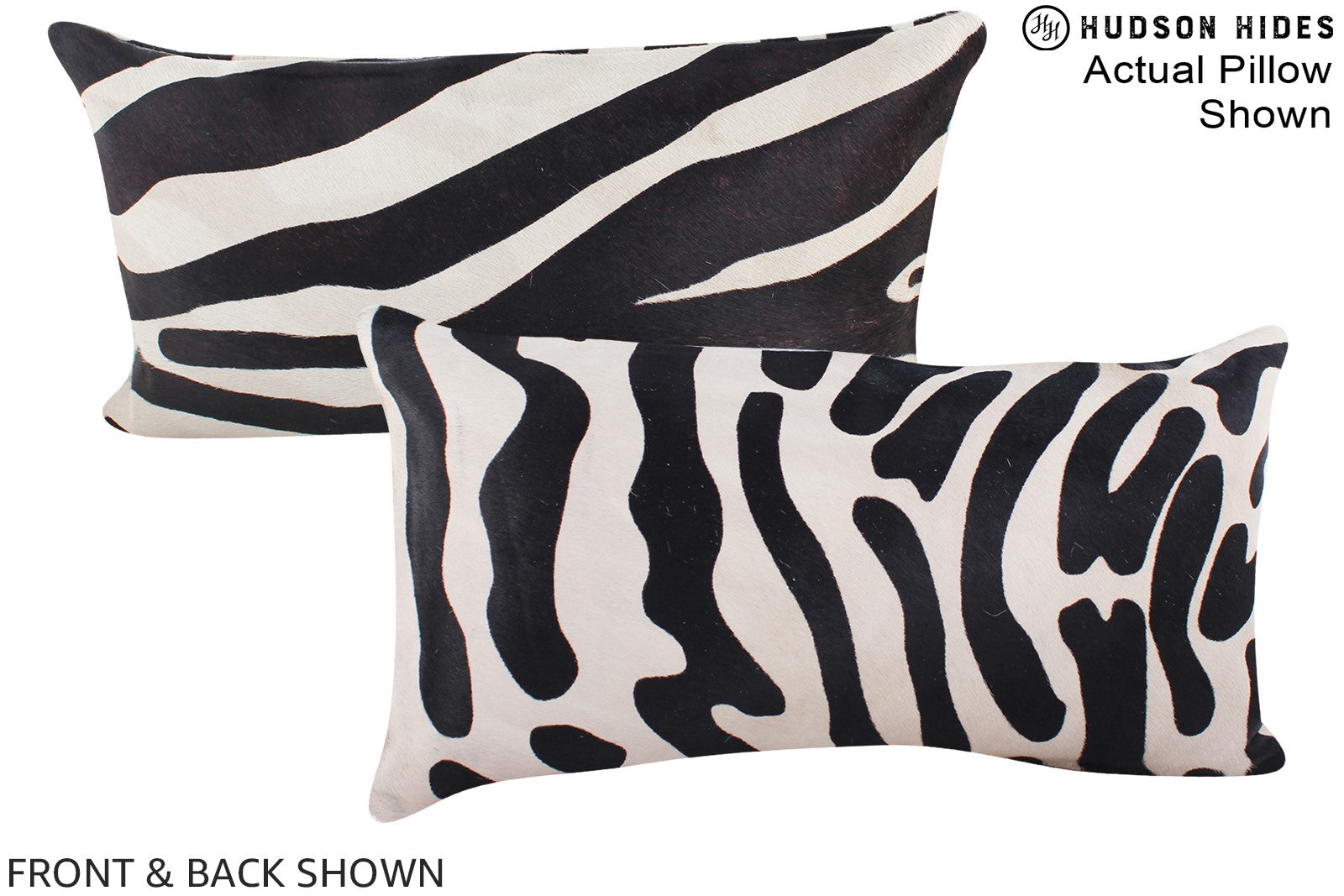 Zebra Cowhide Pillow #A15499