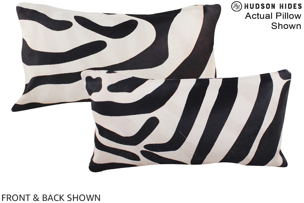 Zebra Cowhide Pillow #A15505