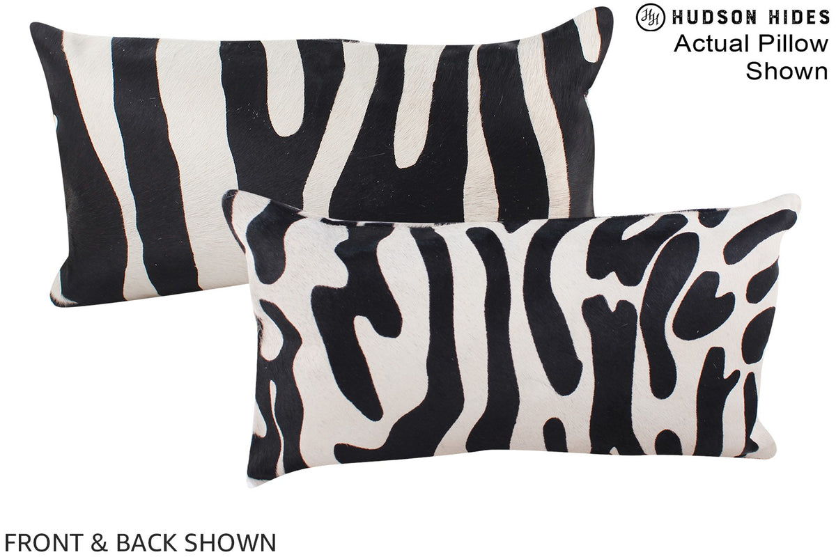 Zebra Cowhide Pillow #A15521