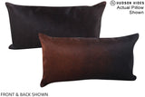 Chocolate 12"x22" Brazilian Cowhide Pillow #A15537 by Hudson Hides