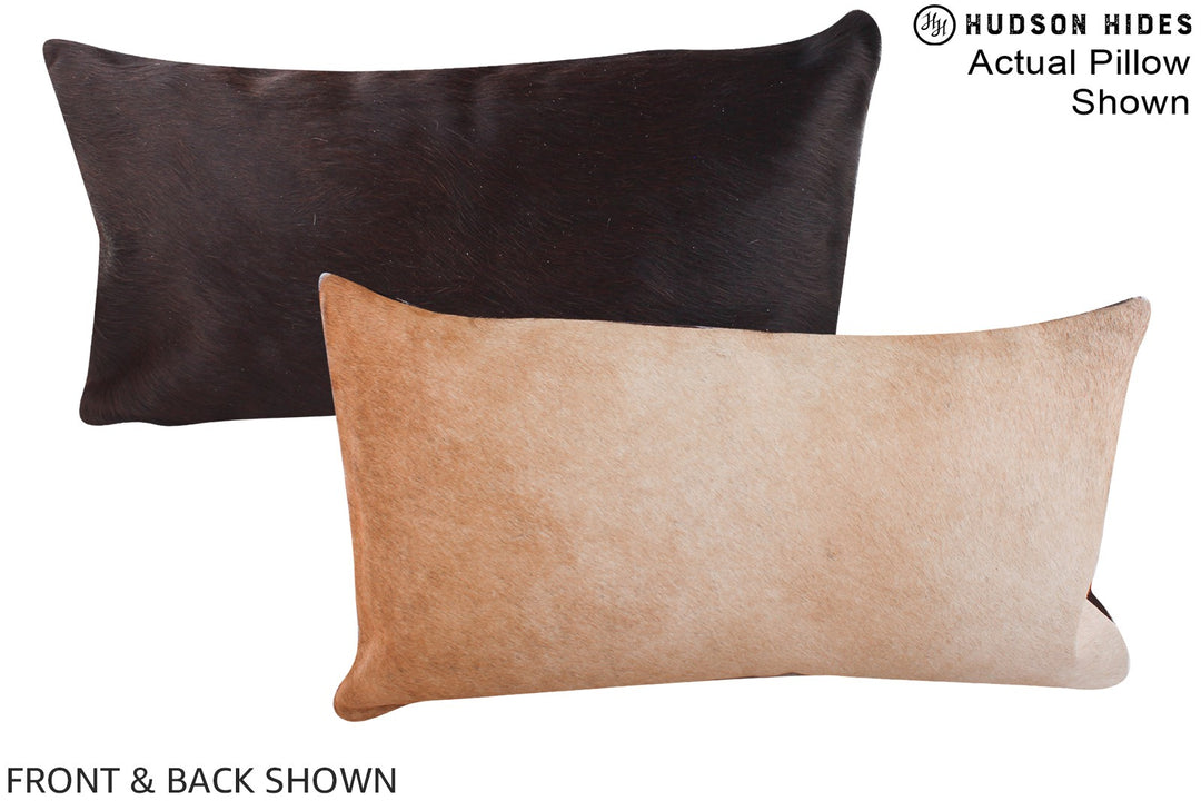 Beige 12"x22" Brazilian Cowhide Pillow #A15557 by Hudson Hides