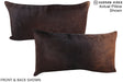 Chocolate 12"x22" Brazilian Cowhide Pillow #A15633 by Hudson Hides