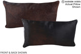 Chocolate 12"x22" Brazilian Cowhide Pillow #A15668 by Hudson Hides