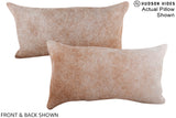 Grey with Beige 12"x22" Brazilian Cowhide Pillow #A15688 by Hudson Hides