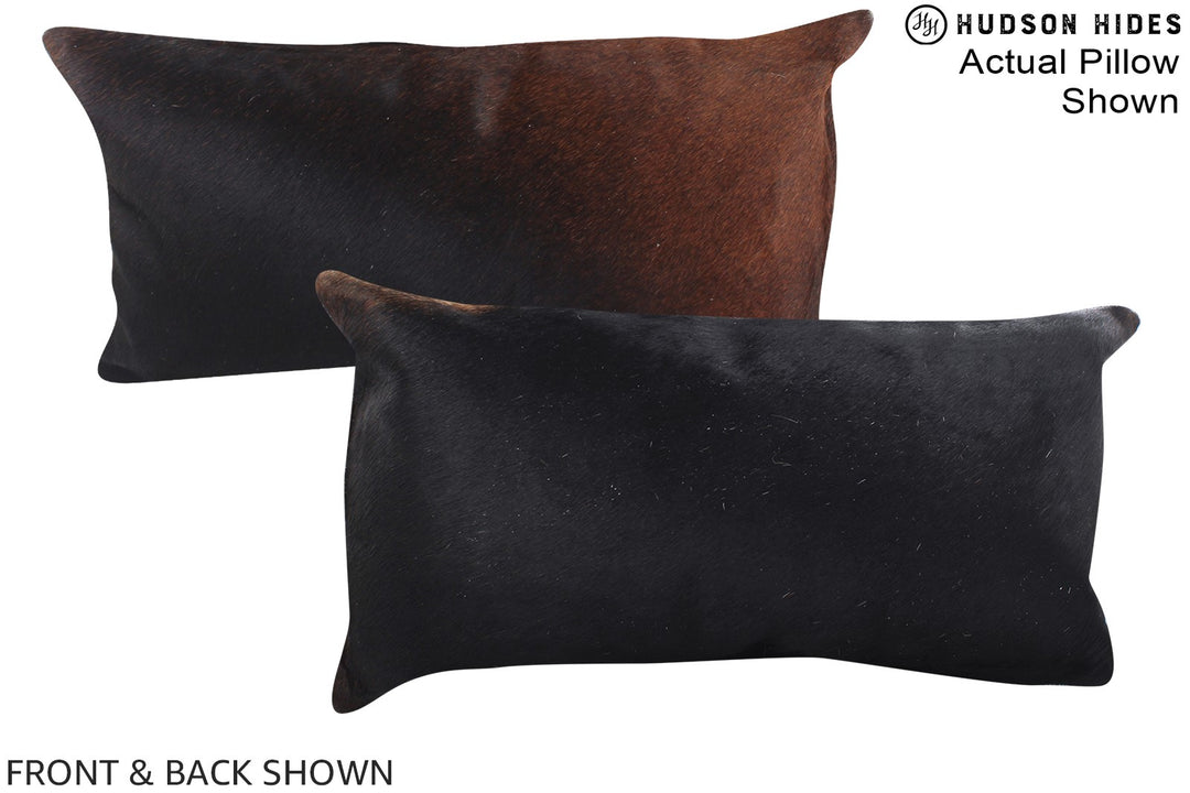 Chocolate 12"x22" Brazilian Cowhide Pillow #A15698 by Hudson Hides
