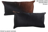 Chocolate 12"x22" Brazilian Cowhide Pillow #A15698 by Hudson Hides