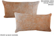 Grey with Beige 12"x22" Brazilian Cowhide Pillow #A15701 by Hudson Hides