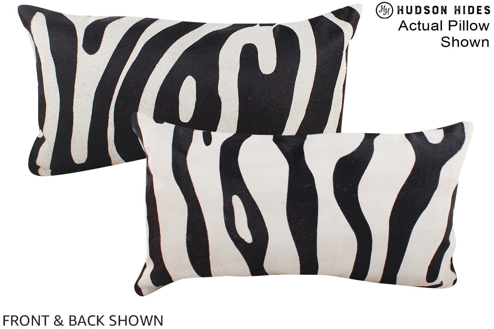 Zebra Cowhide Pillow #A15714