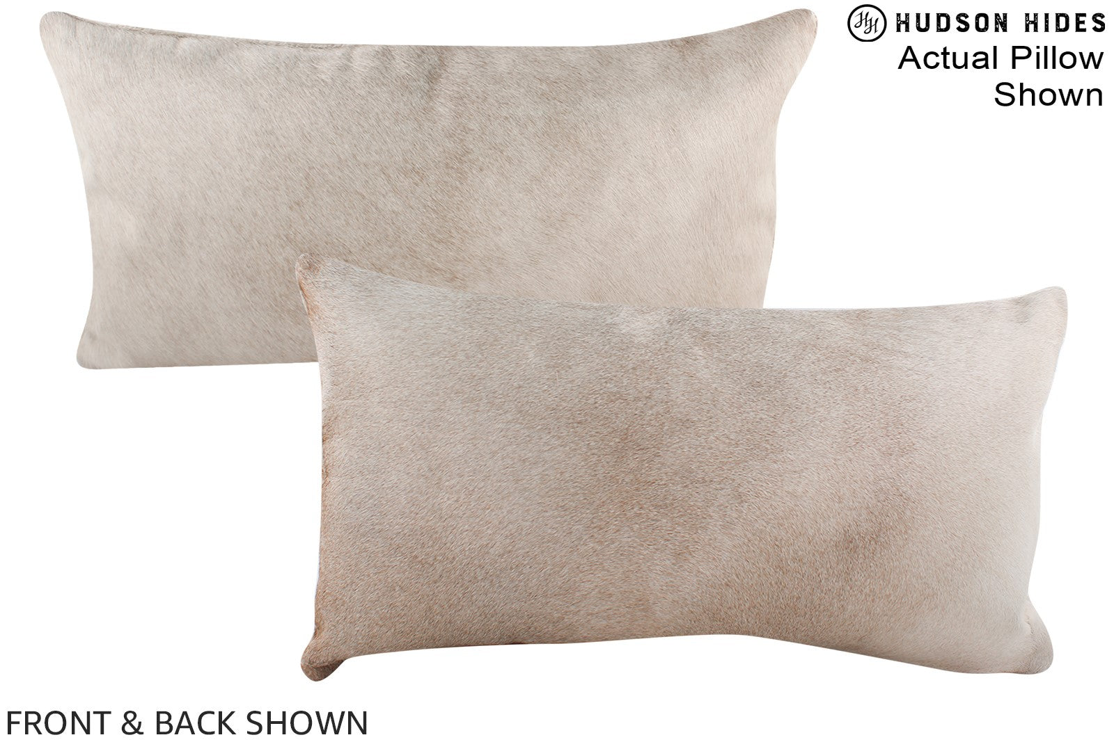 Taupe Cowhide Pillow #A15726