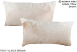 Champagne 12"x22" Brazilian Cowhide Pillow #A15751 by Hudson Hides