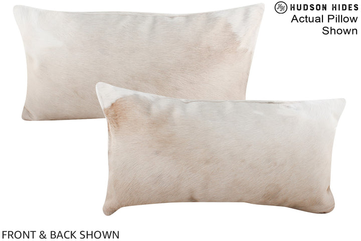 Champagne 12"x22" Brazilian Cowhide Pillow #A15751 by Hudson Hides