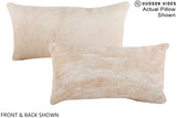 Beige 12"x22" Brazilian Cowhide Pillow #A15753 by Hudson Hides