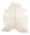 Ivory with Beige X-Large Brazilian Cowhide Rug 7'3
