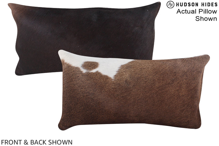 Taupe 12"x22" Brazilian Cowhide Pillow #A15809 by Hudson Hides