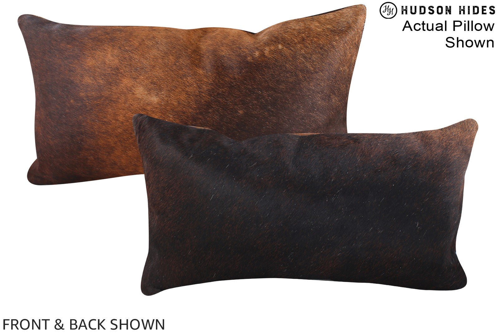 Chocolate Cowhide Pillow #A15823