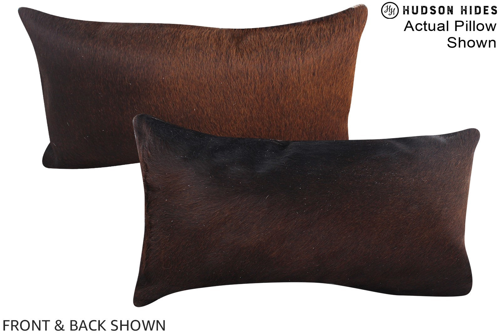 Chocolate Cowhide Pillow #A15826