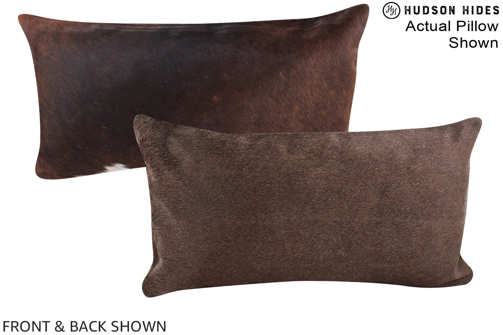 Chocolate Cowhide Pillow #A15831