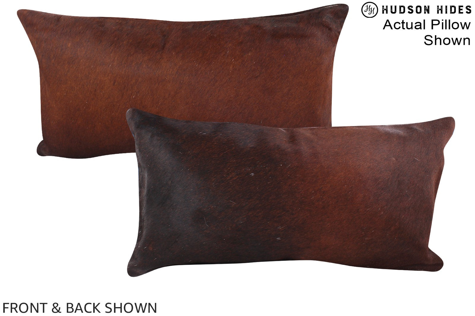 Chocolate Cowhide Pillow #A15832