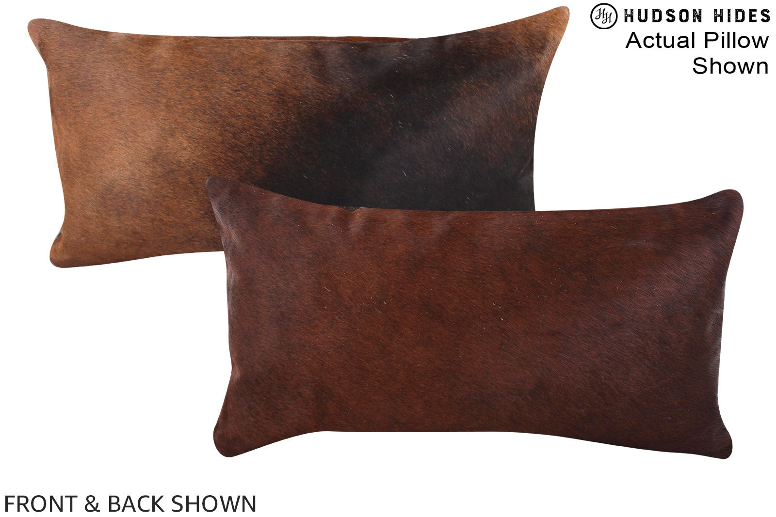 Chocolate Cowhide Pillow #A15844