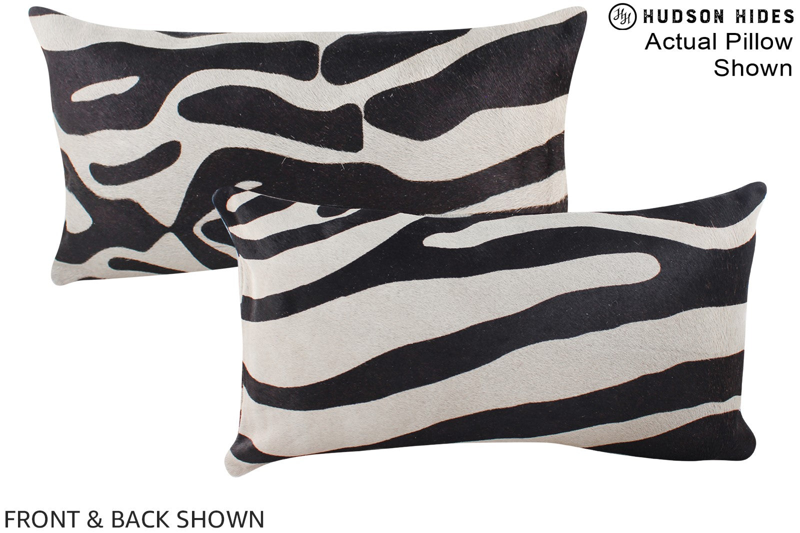 Zebra Cowhide Pillow #A15850