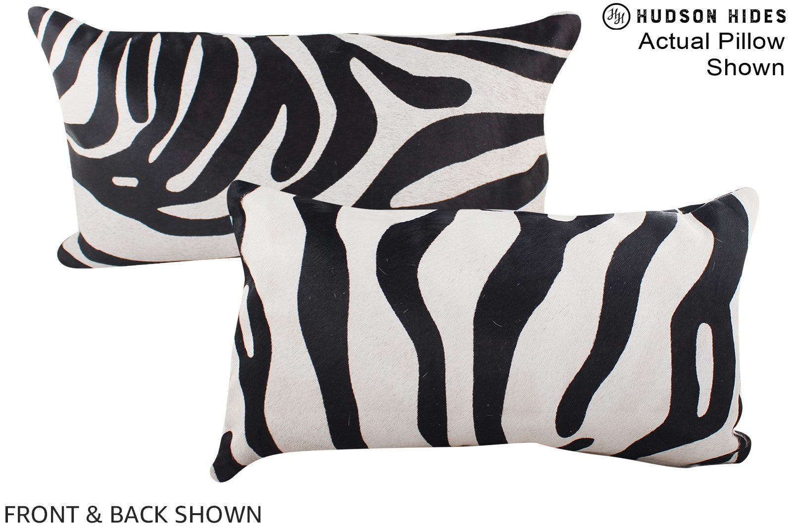Zebra Cowhide Pillow #A15856