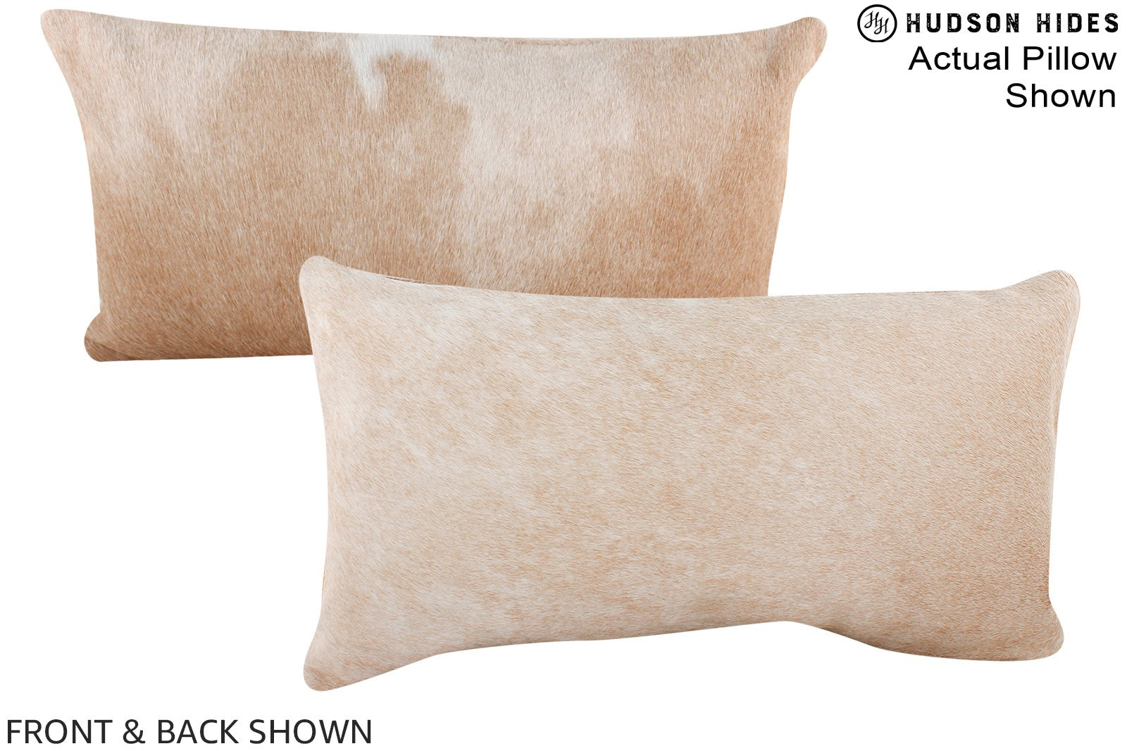 Beige Cowhide Pillow #A15858