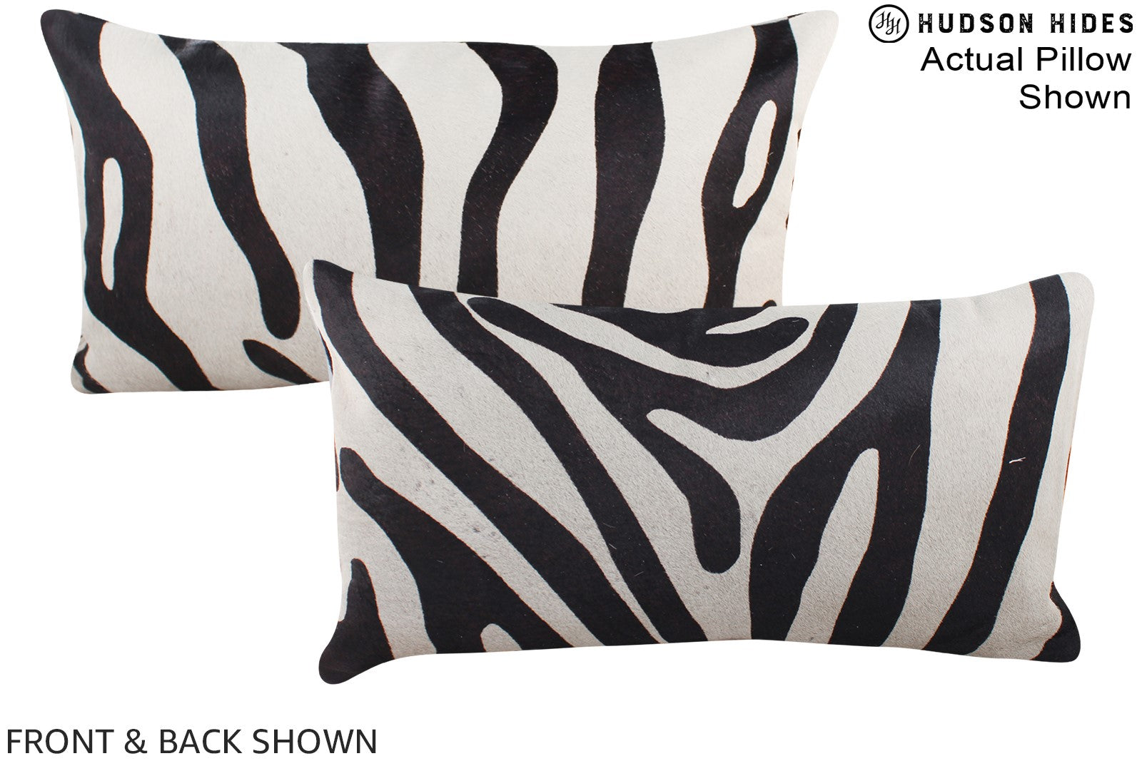 Zebra Cowhide Pillow #A15864
