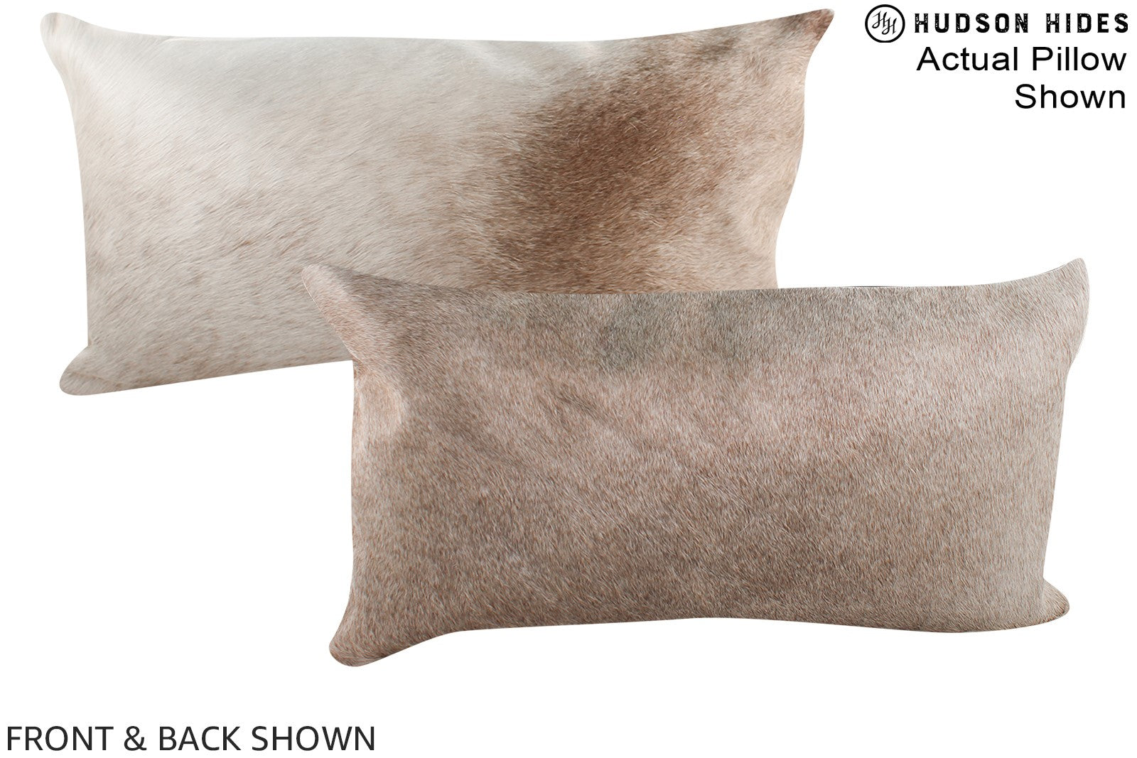Taupe Cowhide Pillow #A15867