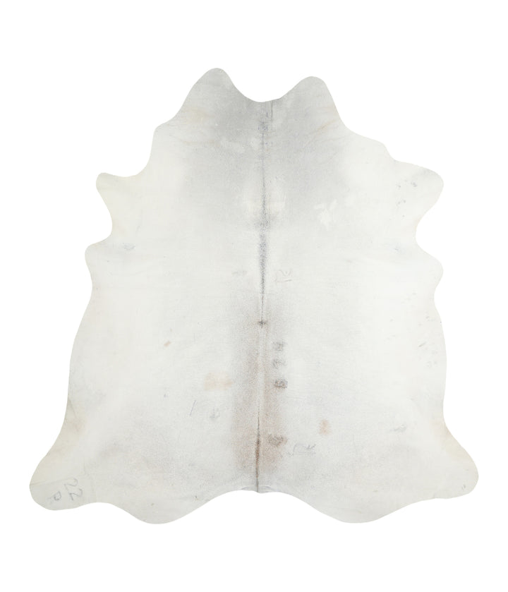 Light Grey XX-Large Brazilian Cowhide Rug 7'5"H x 7'2"W #A15868R by Hudson Hides