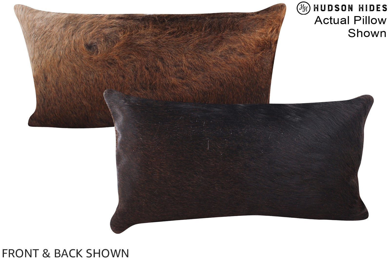 Chocolate Cowhide Pillow #A15908