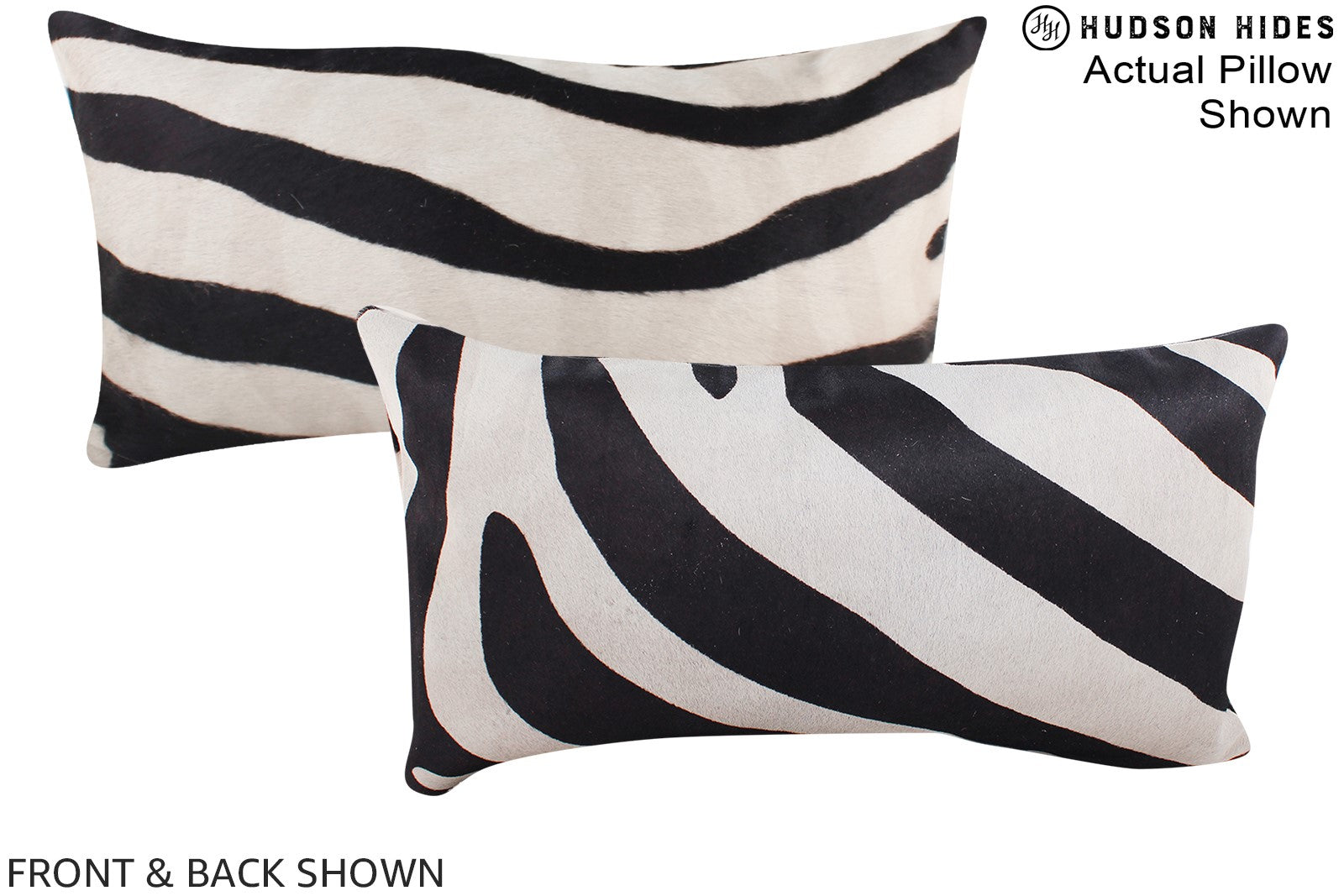 Zebra Cowhide Pillow #A15919