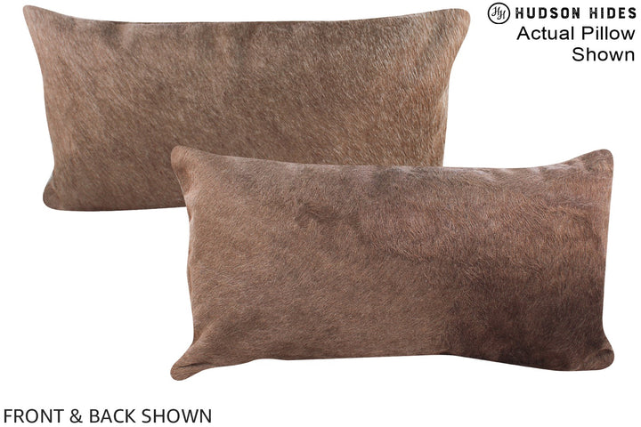 Taupe 12"x22" Brazilian Cowhide Pillow #A15945 by Hudson Hides