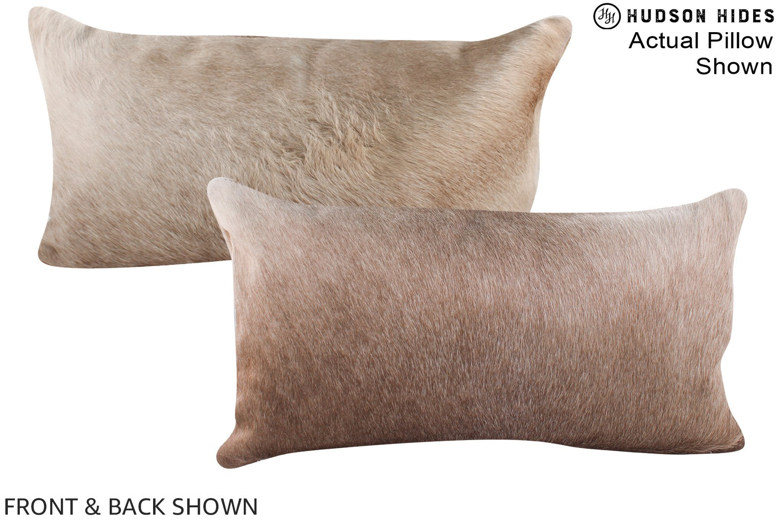 Taupe Cowhide Pillow #A15949
