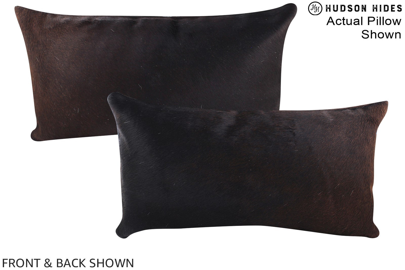Chocolate Cowhide Pillow #A15960