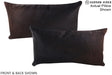 Chocolate 12"x22" Brazilian Cowhide Pillow #A15960 by Hudson Hides