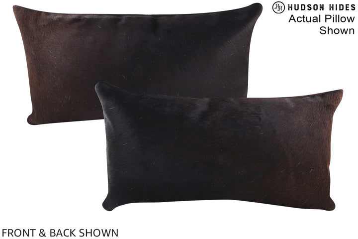 Chocolate 12"x22" Brazilian Cowhide Pillow #A15960 by Hudson Hides
