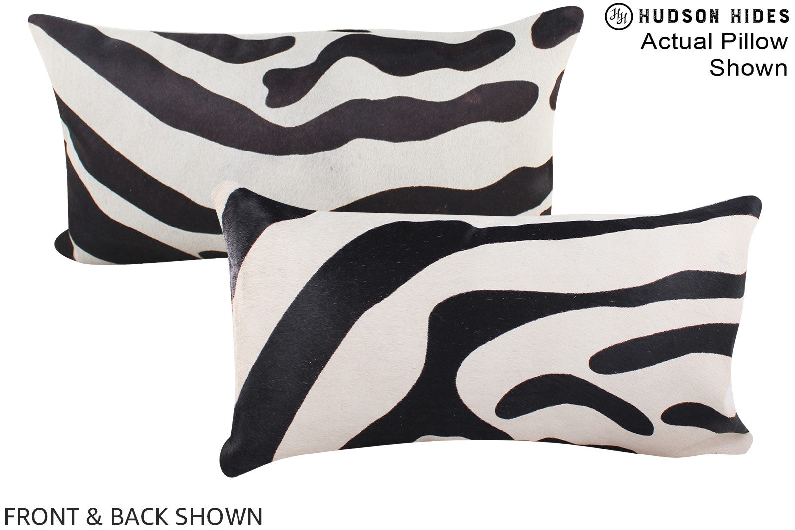 Zebra Cowhide Pillow #A15961
