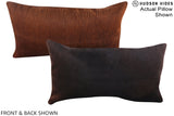 Chocolate 12"x22" Brazilian Cowhide Pillow #A15964 by Hudson Hides