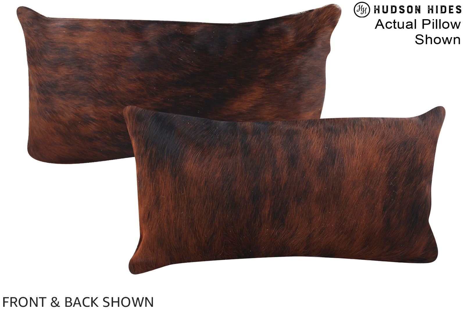 Dark Brindle Cowhide Pillow #A15970