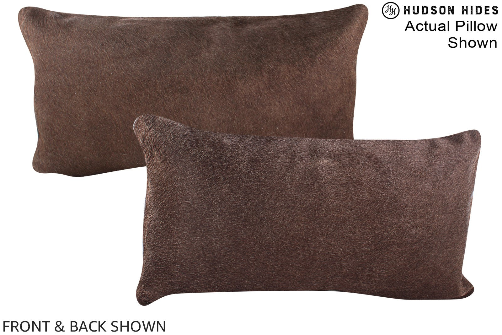 Chocolate Cowhide Pillow #A15974
