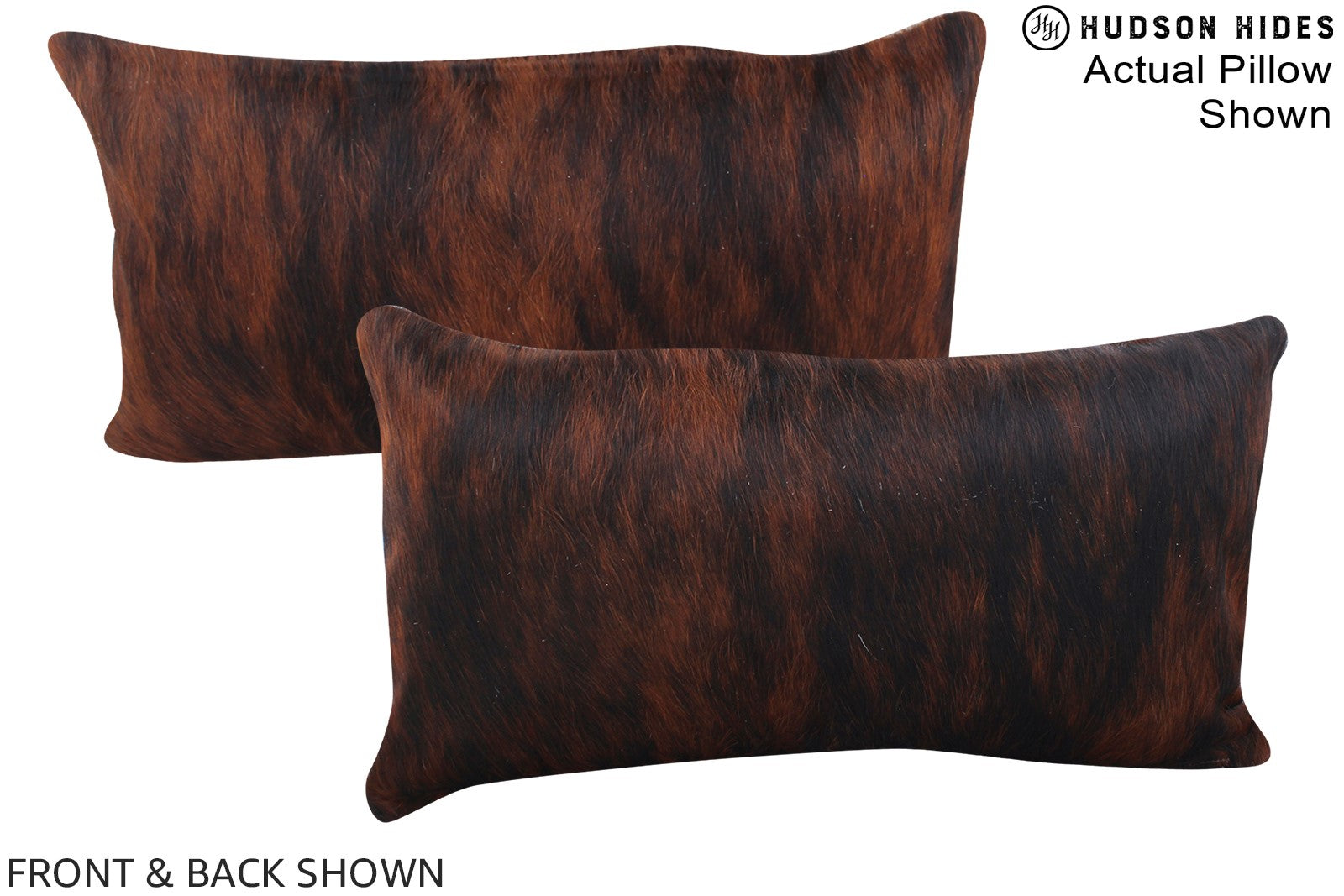 Dark Brindle Cowhide Pillow #A15977