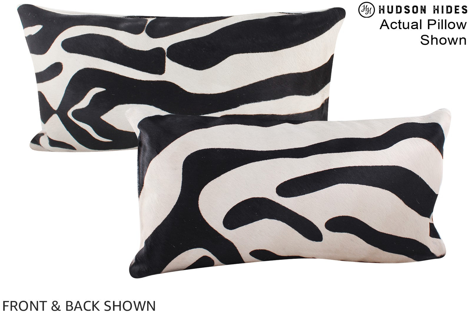 Zebra Cowhide Pillow #A15985