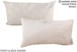 Champagne 12"x22" Brazilian Cowhide Pillow #A15987 by Hudson Hides