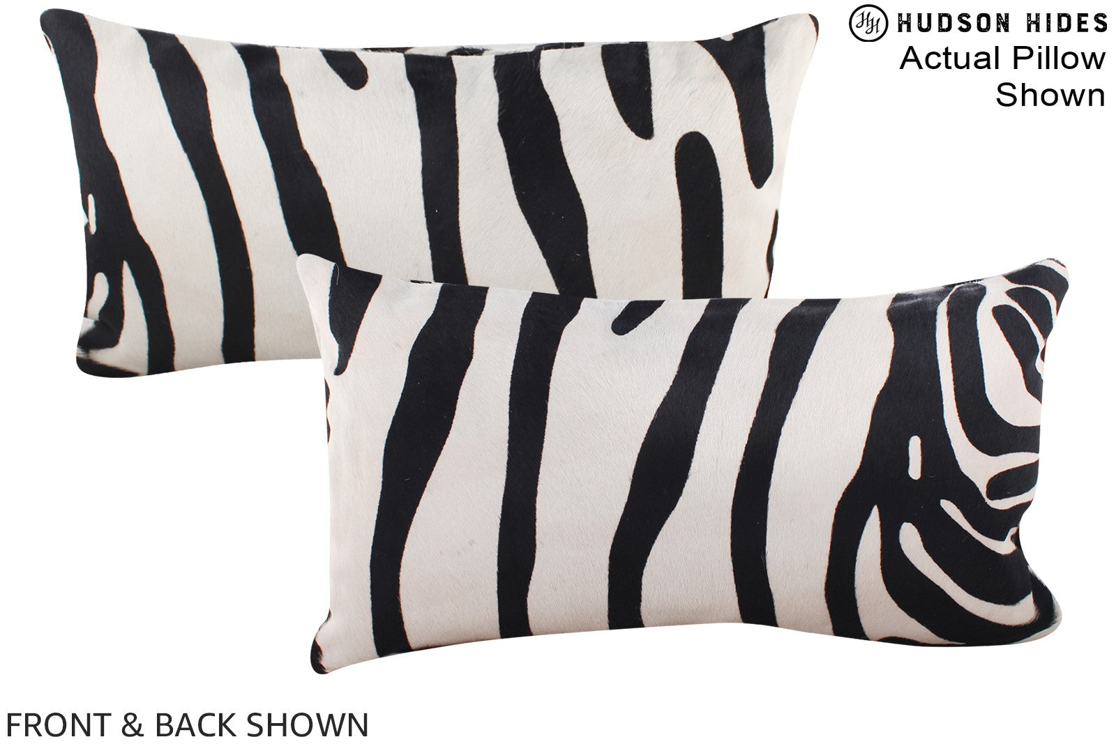 Zebra Cowhide Pillow #A15988