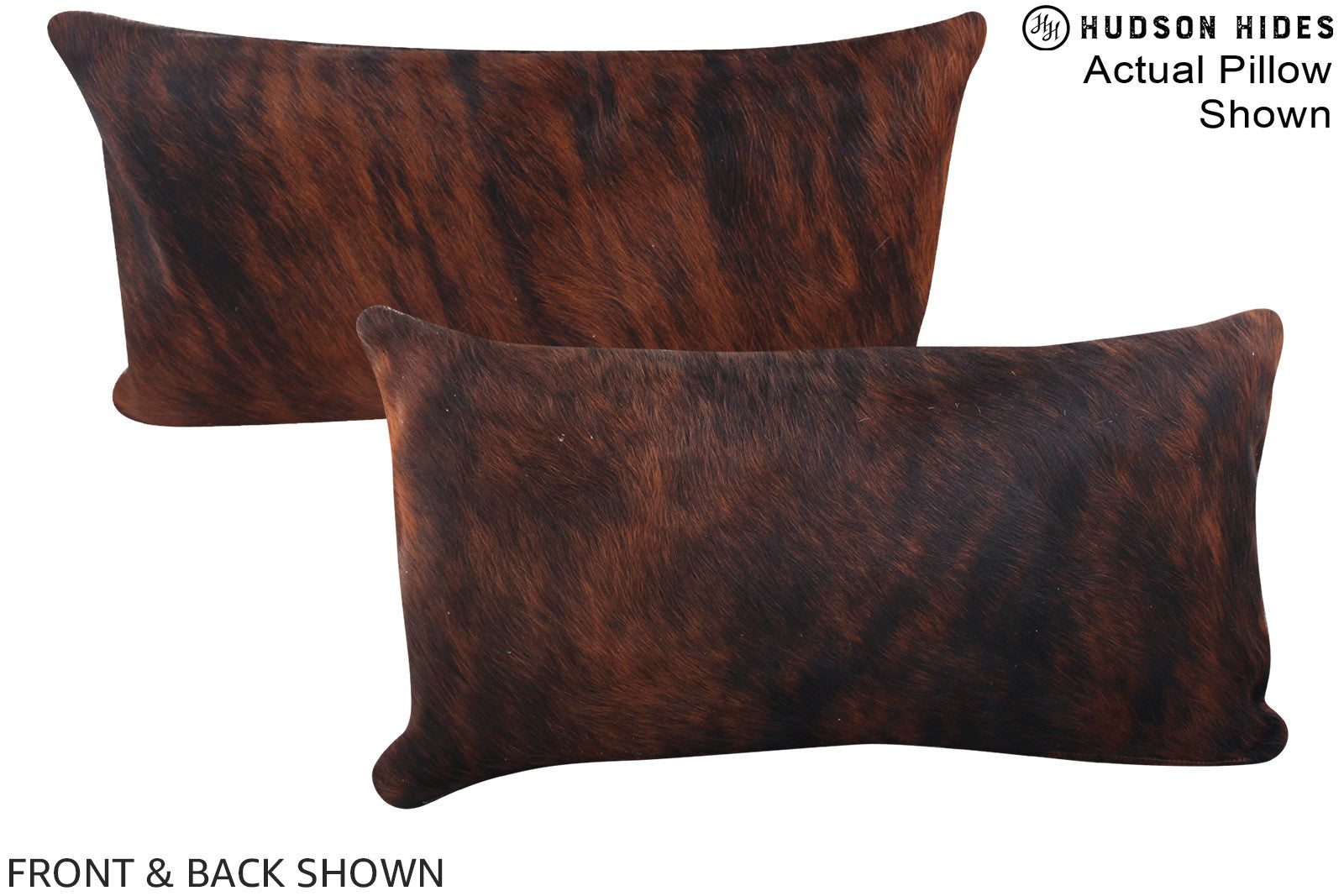 Dark Brindle Cowhide Pillow #A15999