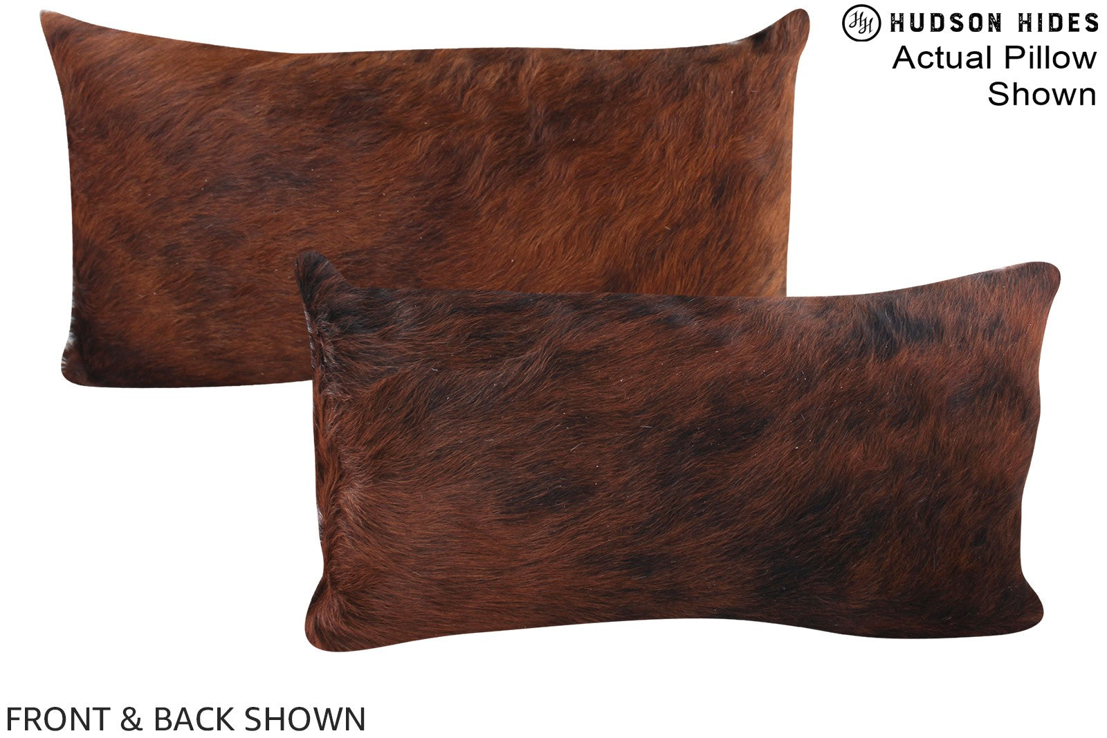 Dark Brindle Cowhide Pillow #A16005
