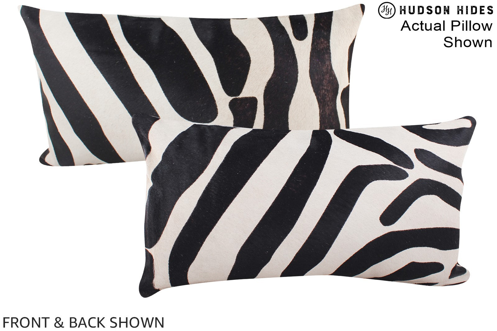 Zebra Cowhide Pillow #A16018