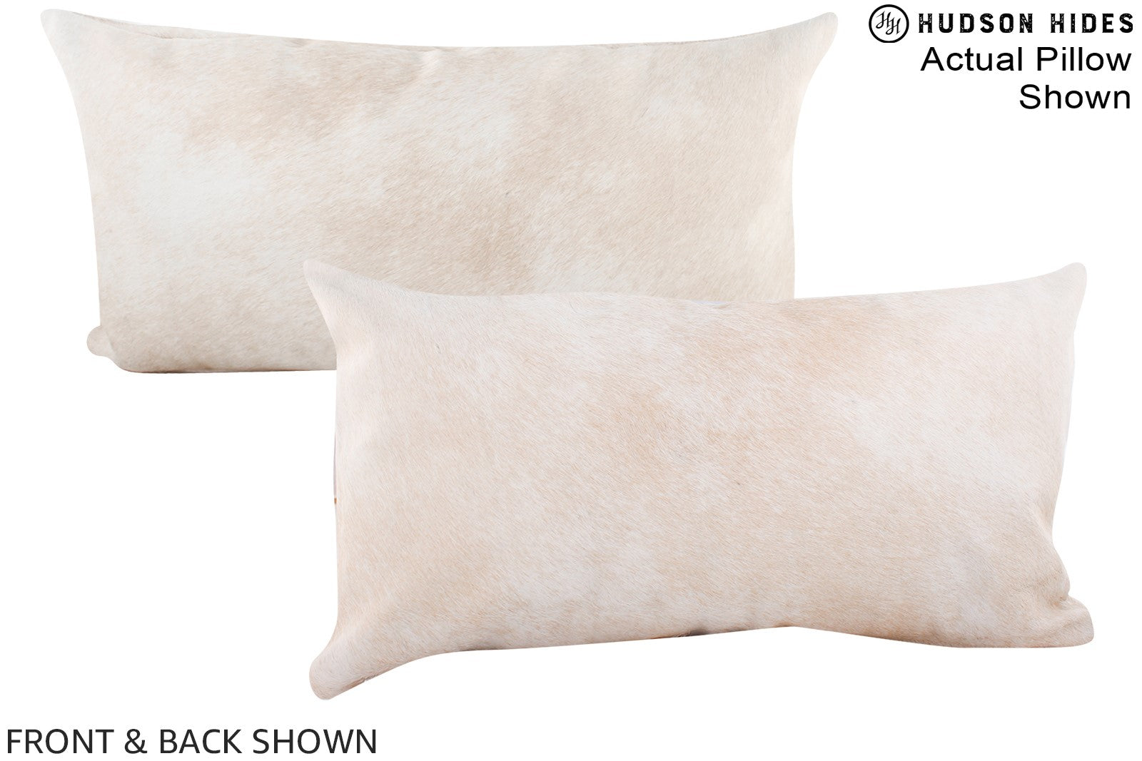 Beige Cowhide Pillow #A16032